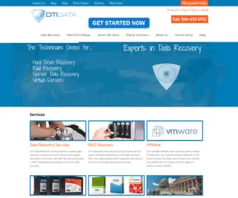 Dtidata.com(Hard Drive Data Recovery Company) Screenshot