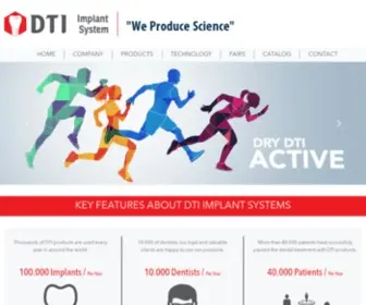 Dtiimplant.com(DTI Implant Systems) Screenshot