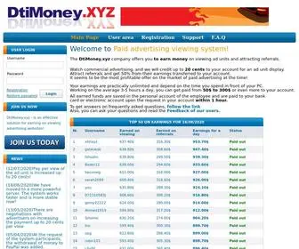 Dtimoney.xyz(Viewing payed advertising sites) Screenshot