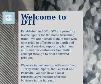 Dtimports.com(Direct textile imports) Screenshot