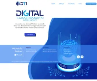 Dtintelli.com(DTI) Screenshot