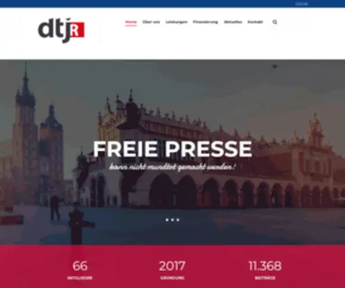 DTJ-Recherche.de(DTJR e.V) Screenshot