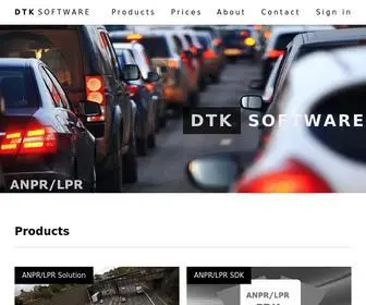 DTksoft.com(Vehicle License Plate Recognition Software) Screenshot