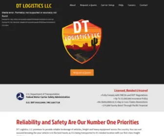 DTLlcaz.com(DT Logistics) Screenshot