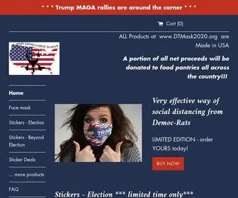 Dtmask2020.org(Trump Mask 2020) Screenshot