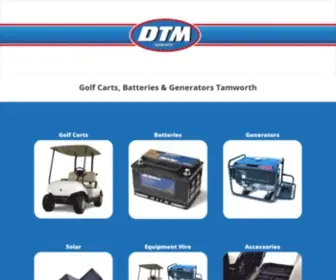 DTmtamworth.com.au(New & Used Golf Carts For Sale) Screenshot