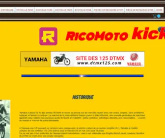 DTMX125.com(Pieces Yamaha 125 DT DTMX DTLC DTR RE DTX RICOMOTO) Screenshot