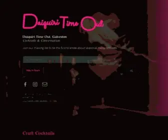 Dtogalveston.com(Daiquiri Time Out Galveston) Screenshot