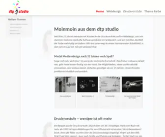 DTPstudio.de(Dtp studio oldenburg) Screenshot