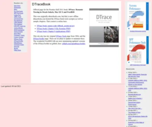 Dtracebook.com Screenshot