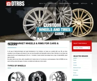 DTRBS.com(Aftermarket rims and wheels add a vehicle distinctive and stylish look) Screenshot