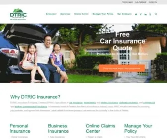 Dtric.com(DTRIC Insurance) Screenshot