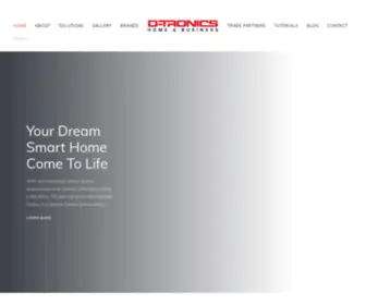 Dtronicshomeandbusiness.com(D-Tronics Home & Business) Screenshot