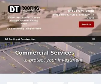 Dtroofing.net(Roofing Contractor In Granbury TX) Screenshot
