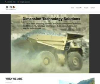 DTS-Global.com(Dimension Technology Solutions) Screenshot