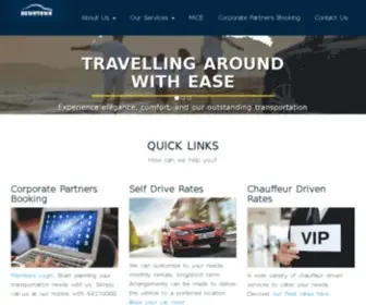 DTS.com.sg(Limousine and Car Rental Services Singapore) Screenshot