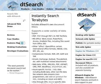 Dtsearch.com(Text Retrieval) Screenshot