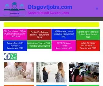 DTsgovtjobs.com(Dtsgovtjobs) Screenshot