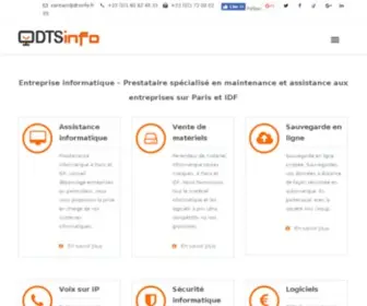 Dtsinfo.fr(Entreprise) Screenshot