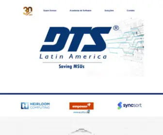 DTslatin.com(Soluções em tecnologia para grandes corporações) Screenshot