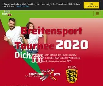 DTV-Breitensporttournee.de(Tanz Dich fit) Screenshot