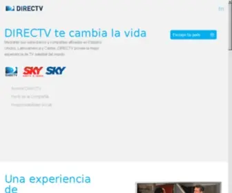 DTvpan.com(DIRECTV® Latin America) Screenshot