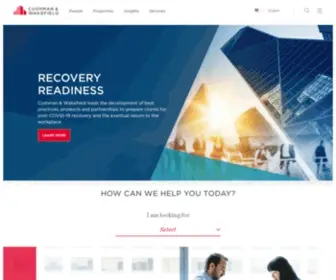 DTZ.com(Cushman & Wakefield) Screenshot