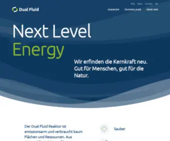Dual-Fluid.com(Dual Fluid erfindet die Kernkraft neu) Screenshot
