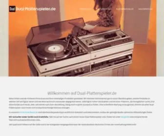 Dual-Plattenspieler.de(Plattenspieler) Screenshot