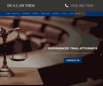 Dualawfirm.com(Dua Law Firm) Screenshot