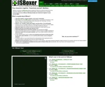 Dualboxingsoftware.com(ISBoxer Multiboxing Software) Screenshot