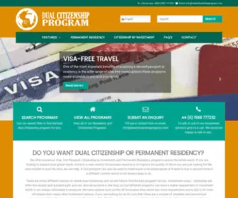 Dualcitizenshipprogram.com(Dual Citizenship Program) Screenshot