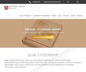 Dualcitizenshipreport.org(Dual Citizenship) Screenshot