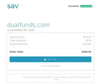 Dualfunds.com(The premium domain name) Screenshot