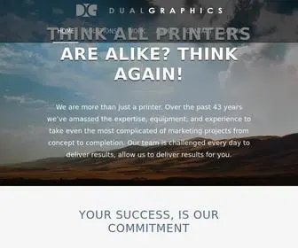 Dualgraphics.com(Dual Graphics) Screenshot