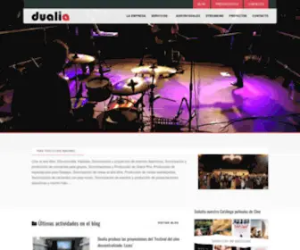 Dualiaproducciones.com(Dualia) Screenshot