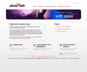 Duallab.com(Dual Lab) Screenshot