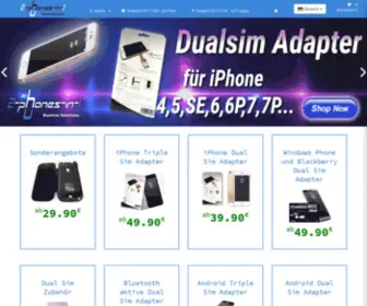 Dualsim.de(Dual SIM Adapter für jedes Handy von 2) Screenshot