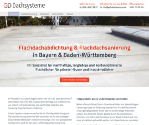 Dualsphere.com(Flachdachabdichtung & Flachdachsanierung in Bayern & Baden) Screenshot