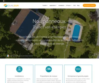 Dualsun.com(Fabricant) Screenshot
