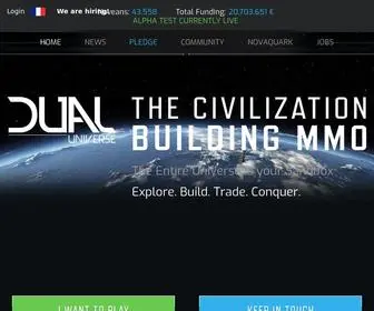 Dualthegame.com(Dual Universe) Screenshot