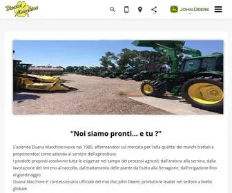 Duanamacchine.it(Concessionario John Deere Borgo Hermada) Screenshot