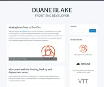 Duaneblake.co.uk(Duane Blake) Screenshot