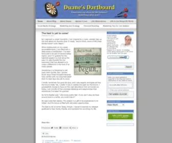 Duanehallock.com(Duane's Dartboard) Screenshot