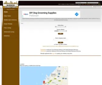 Dubai-Businessdirectory.com(Dubai Business Directory) Screenshot