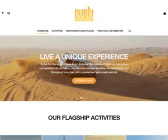 Dubai-Foryou.com(Dubai For You est votre organisateur de voyage à Dubai) Screenshot