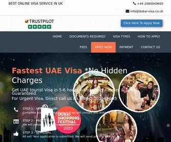 Dubai-Visa.co.uk(Dubai Visa UK) Screenshot