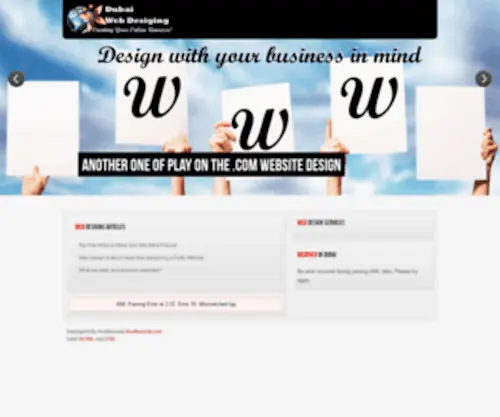Dubai-Webdesign.com(Web Desiging in Dubai) Screenshot
