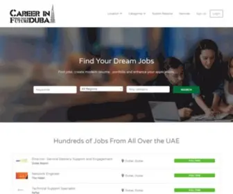 Dubaicareers1.com(Find your Dream jobs in Dubai) Screenshot