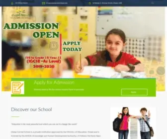 Dubaicarmelschool.com(UK Curriculum School) Screenshot